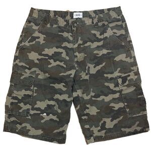 Journeys Woodland Camo Cargo Shorts Skater Baggy Mens 40‎ EUC